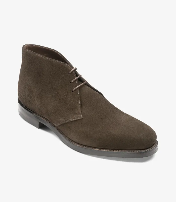 Boots Men Loake Pimlico Dark Brown Suede Boots Men Loake Pimlico Dark Brown Suede