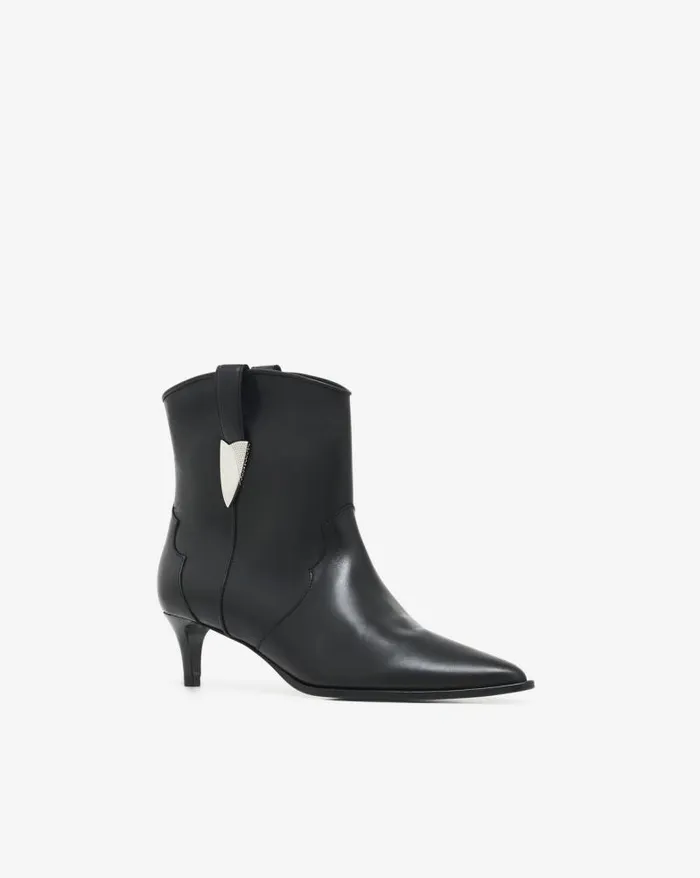 Boots Women IRO OPALE LEATHER ANKLE BOOTS