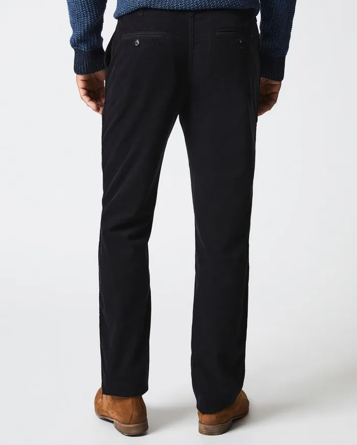 Bottoms Men Billy Reid Cord Chino Pant Black