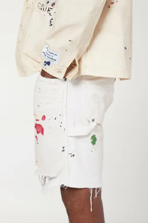 Bottoms WomenMen Gallery Dept FLEA CARPENTER SHORTS White Paint