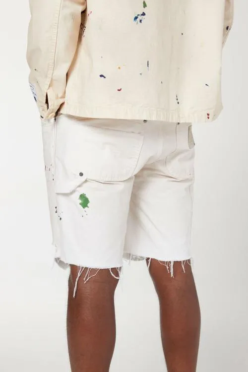 Bottoms WomenMen Gallery Dept FLEA CARPENTER SHORTS White Paint