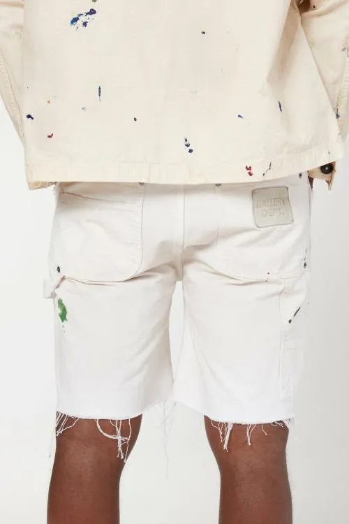 Bottoms WomenMen Gallery Dept FLEA CARPENTER SHORTS White Paint