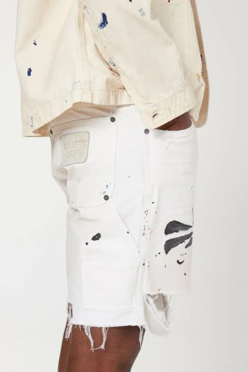 Bottoms WomenMen Gallery Dept FLEA CARPENTER SHORTS White Paint
