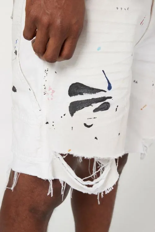 Bottoms WomenMen Gallery Dept FLEA CARPENTER SHORTS White Paint