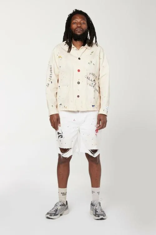 Bottoms WomenMen Gallery Dept FLEA CARPENTER SHORTS White Paint