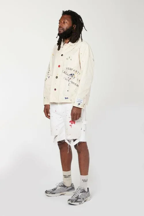 Bottoms WomenMen Gallery Dept FLEA CARPENTER SHORTS White Paint