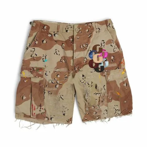 Bottoms WomenMen Gallery Dept G PATCH CHOCOLATE CHIP CAMO CARGO SHORTS Chocolate Chip
