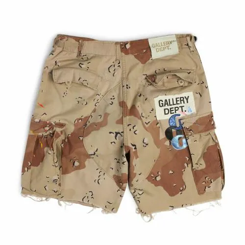 Bottoms WomenMen Gallery Dept G PATCH CHOCOLATE CHIP CAMO CARGO SHORTS Chocolate Chip