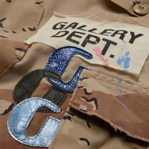 Bottoms WomenMen Gallery Dept G PATCH CHOCOLATE CHIP CAMO CARGO SHORTS Chocolate Chip
