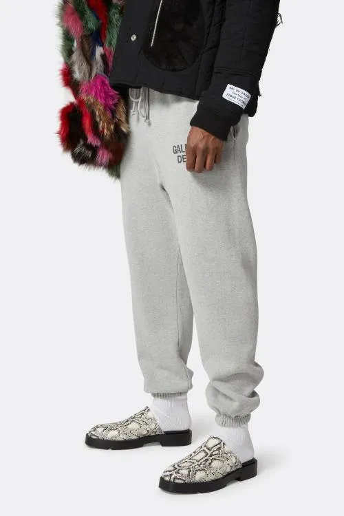 Bottoms WomenMen Gallery Dept GD ENGLISH LOGO SWEATPANT Heather Grey
