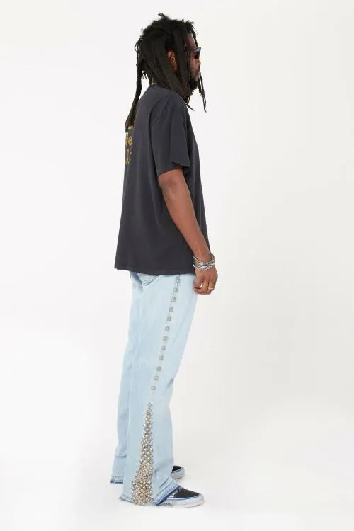 Bottoms WomenMen Gallery Dept STUDDED LA FLARE Indigo