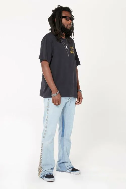Bottoms WomenMen Gallery Dept STUDDED LA FLARE Indigo