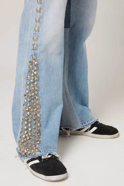 Bottoms WomenMen Gallery Dept STUDDED LA FLARE Indigo