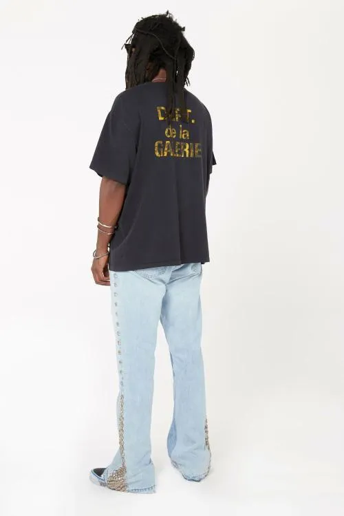 Bottoms WomenMen Gallery Dept STUDDED LA FLARE Indigo
