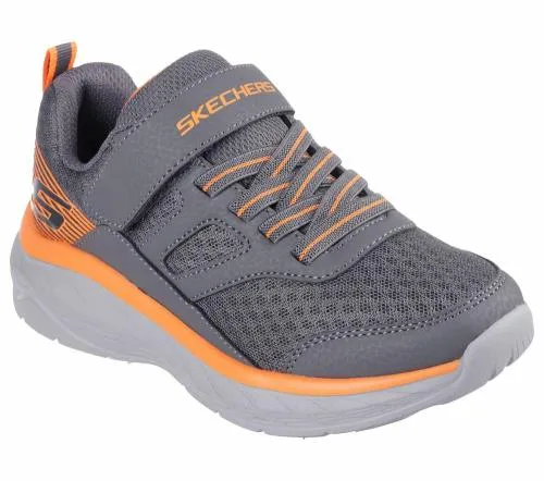Boundless Charcoal Orange Kids SKECHERS Kids UK Sizes 9525