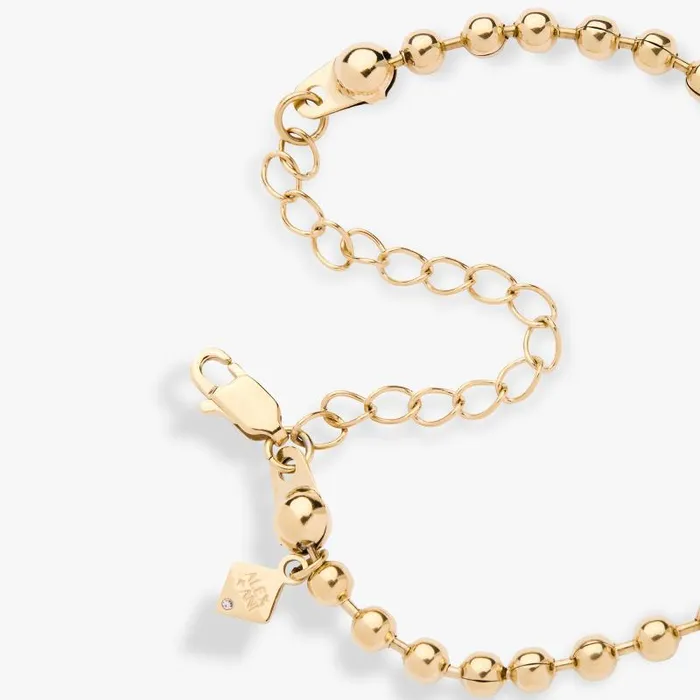 Bracelets Women Alex And Ani Cross Ball Chain Bracelet Stainless Steel Gold