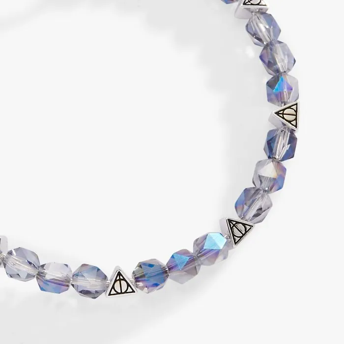 Bracelets Women Alex And Ani Harry Potter Deathly Hallows Beaded Bangle Silver