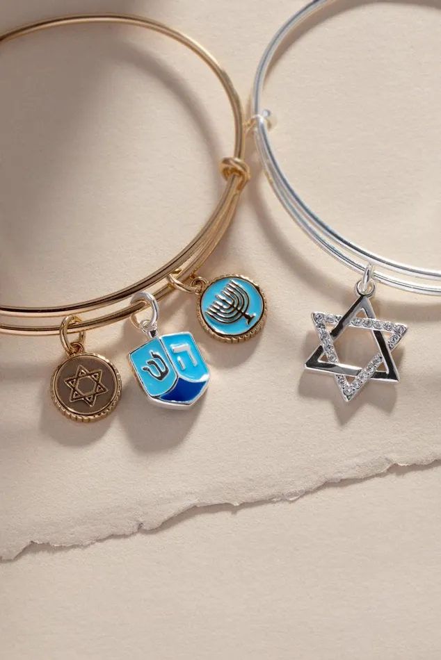 Bracelets Women Alex And Ani Holiday Star Of David Bangle Shiny Gold