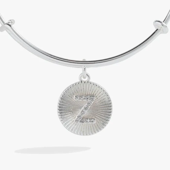 Bracelets Women Alex And Ani Initial Z Pave Starburst Texture Bangle Gold