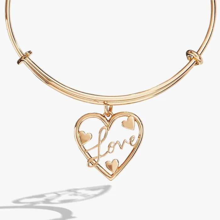 Bracelets Women Alex And Ani Love Bangle Gold