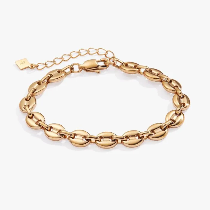 Bracelets Women Alex And Ani Mariner Chain Bracelet Stainless Steel Gold