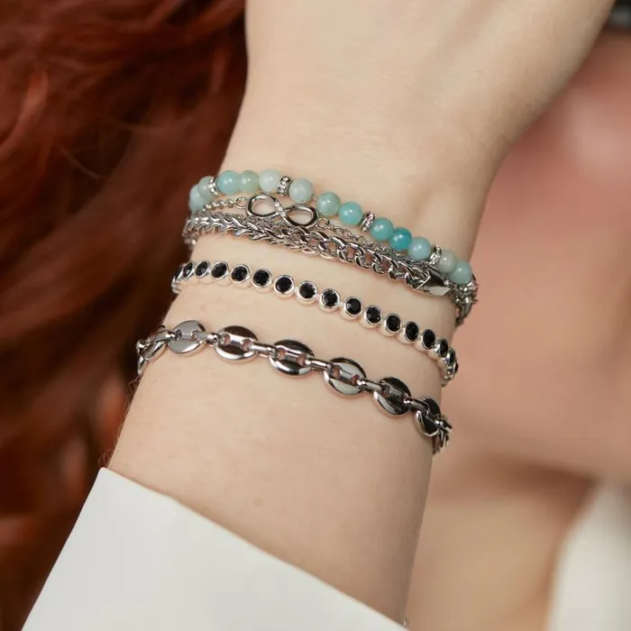 Bracelets Women Alex And Ani Mariner Chain Bracelet Stainless Steel Gold