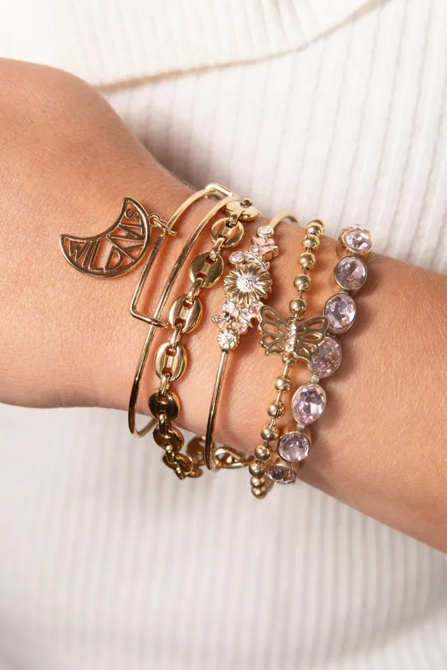 Bracelets Women Alex And Ani Mariner Chain Bracelet Stainless Steel Gold