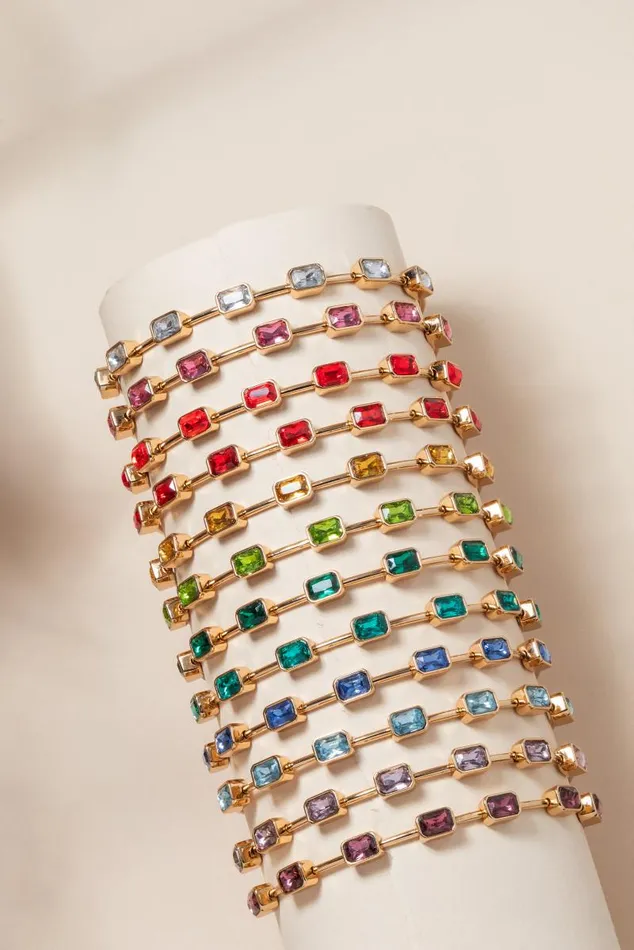 Bracelets Women Alex And Ani May Birthstone Emerald Cut Bangle Gold