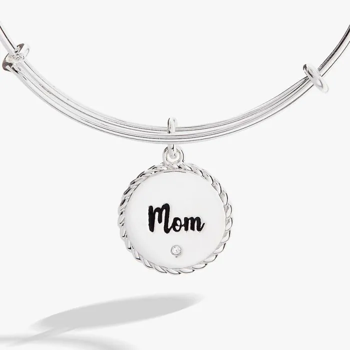 Bracelets Women Alex And Ani Mom Charm Bangle Gold