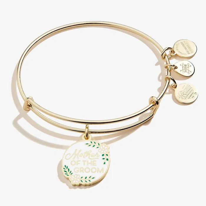 Bracelets Women Alex And Ani Mother Of The Groom039 Charm Bangle Gold
