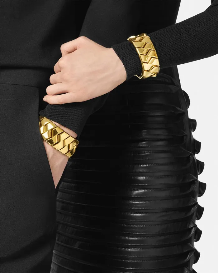 Bracelets WomenMen Versace Bind Bracelet Light Gold