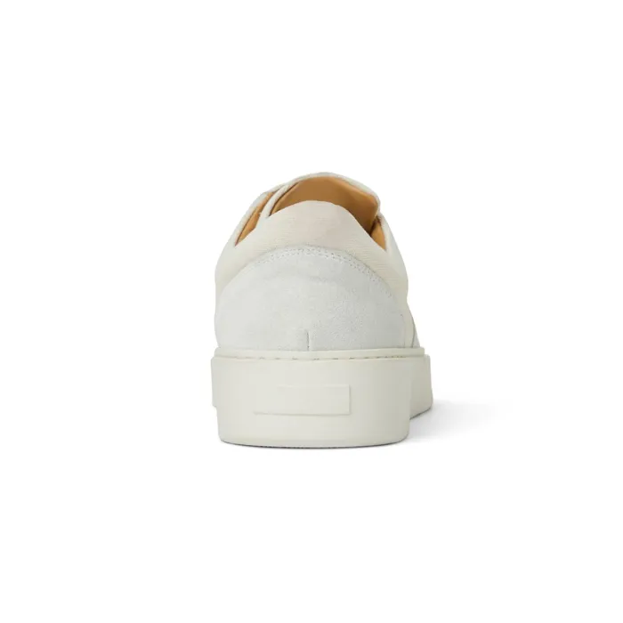 Bruno Magli Darian Sneaker Off White Canvas Men Sneakers
