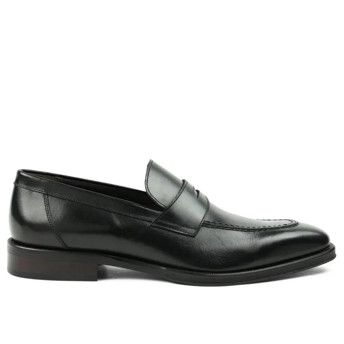 Bruno Magli Nathan Penny Loafer 8211 Black Men Dress Shoes