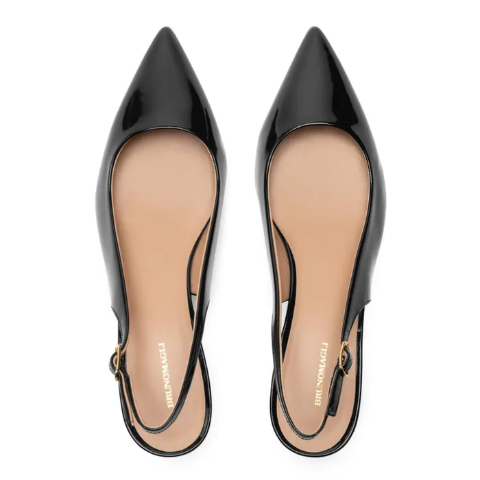 Bruno Magli Palerma Slingback Pump Emerald Patent Women Pumps