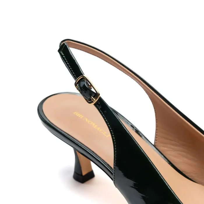 Bruno Magli Palerma Slingback Pump Emerald Patent Women Pumps