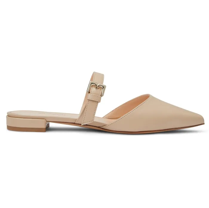 Bruno Magli PASHA Mule SAND Women Flats and Loafers