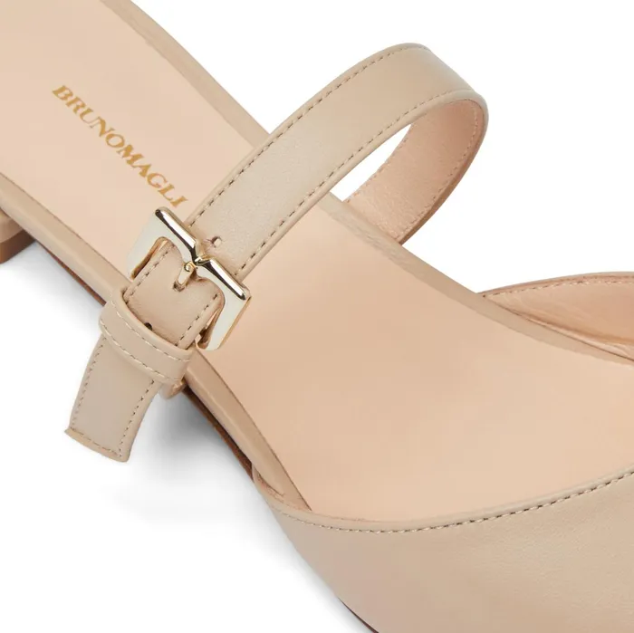 Bruno Magli PASHA Mule SAND Women Flats and Loafers