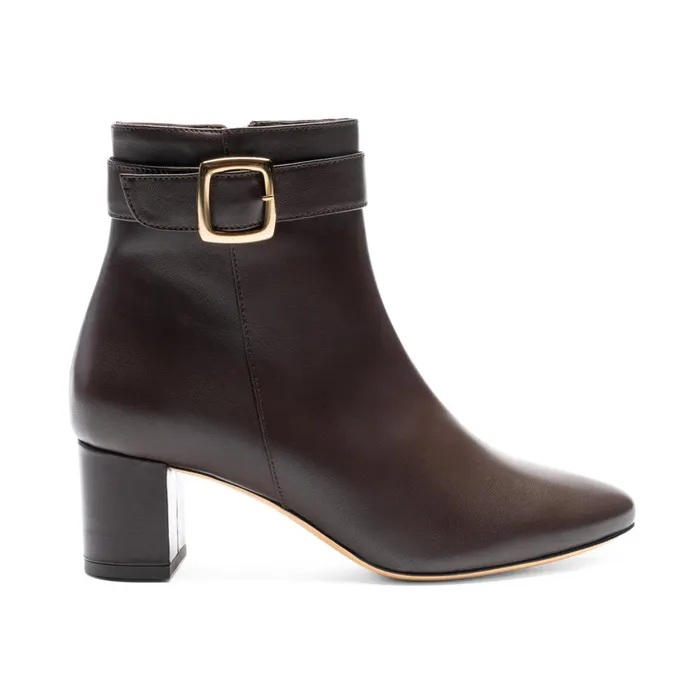 Bruno Magli Petra Side Zip Boot Brown Women Boots