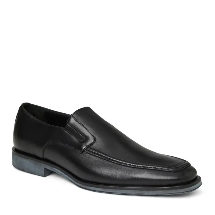 Bruno Magli Raging Leather Slipon 8211 Black Leather Men Loafers and Slipons