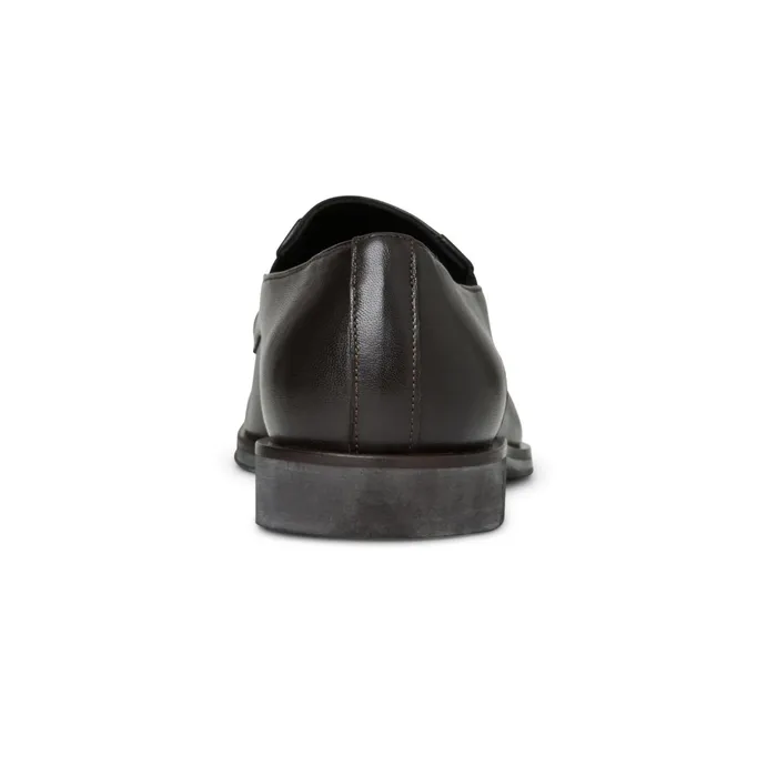 Bruno Magli Raging Leather Slipon 8211 Dark Brown Leather Men Dress Shoes