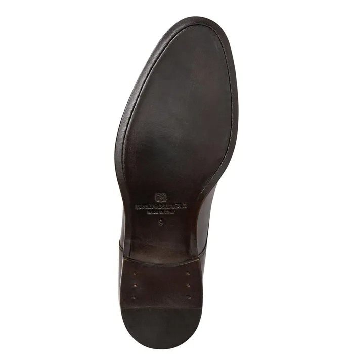 Bruno Magli Santino Classic Leather DerbyBrown Men Laceups and Oxfords