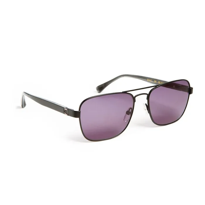 Bruno Magli Sole Aviator Sunglasses 8211 Black Men Sunglasses