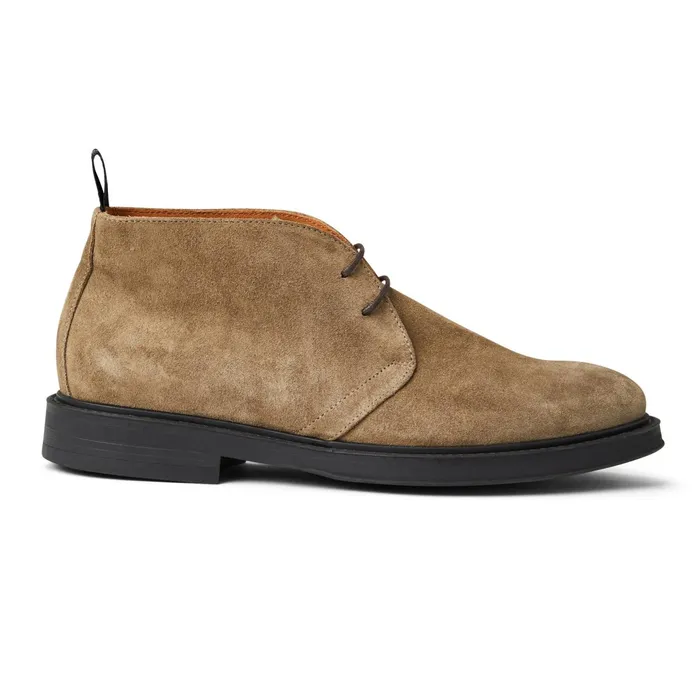 Bruno Magli Taddeo Classic Chukka Suede BootTaupe Men Boots