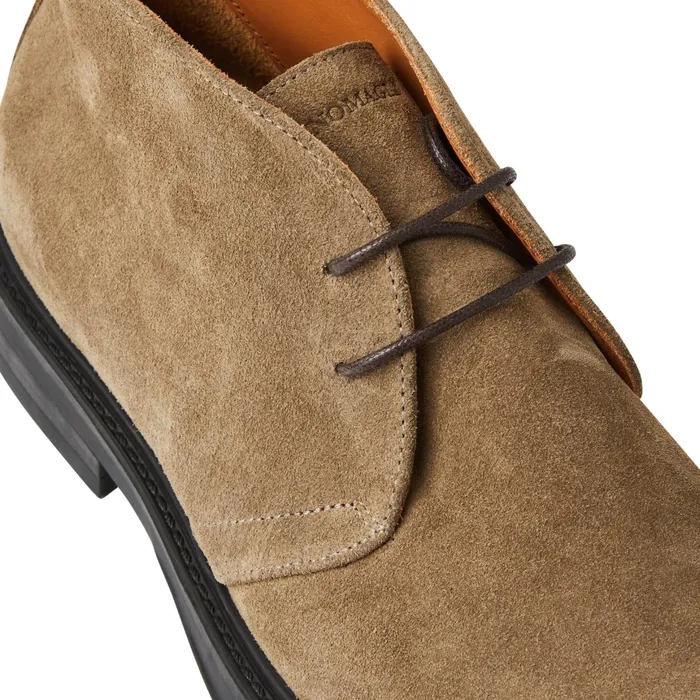 Bruno Magli Taddeo Classic Chukka Suede BootTaupe Men Boots