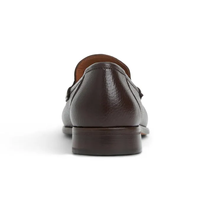 Bruno Magli Tonio Slip On Loafer Brown Cervo Leather Men Loafers and Slipons