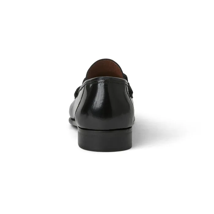 Bruno Magli Trieste Classic Leather Loafer Black Men Loafers and Slipons