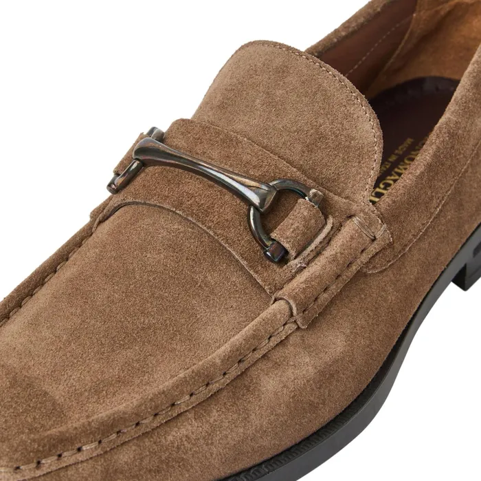 Bruno Magli Veneto Bit Slip On LoaferTaupe Suede Men Loafers and Slipons