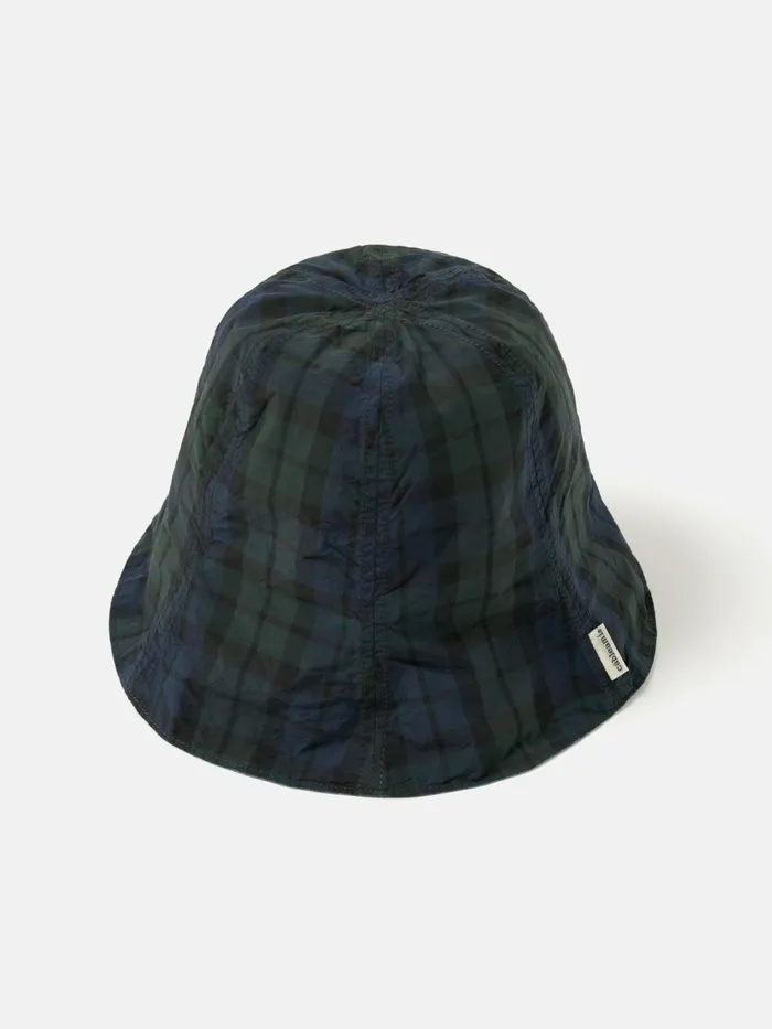Cableami Reversible Tulip Hat In IndigoBlackwatch 5oz ChambrayCordu Men Universal Works Hats