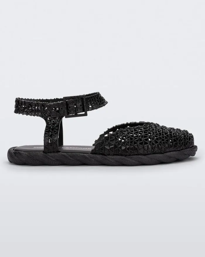 Campana Espadrille Black Women Melissa Sandals