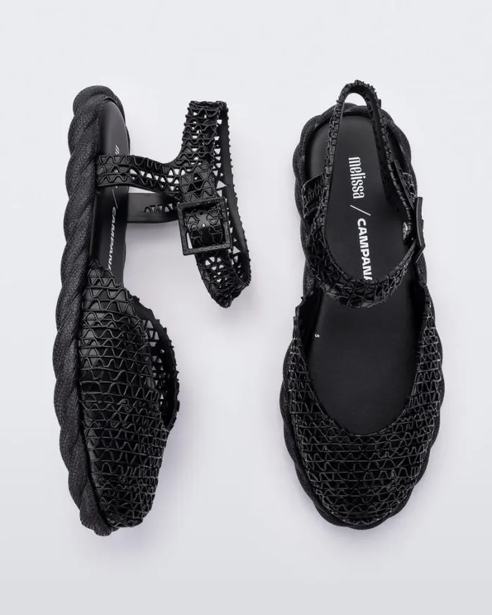 Campana Espadrille Black Women Melissa Sandals